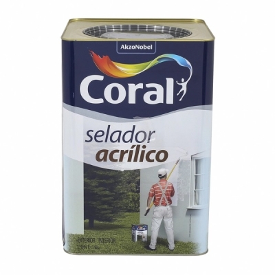 Selador Acrílico Branco Lata 18 Litros Coral