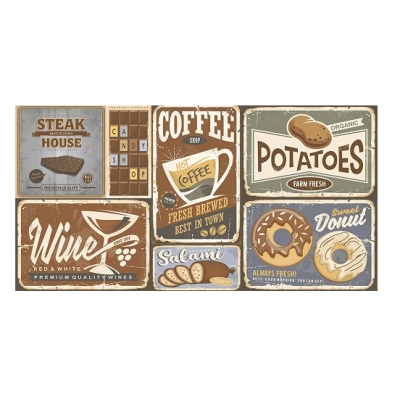 Revestimento Cerâmico Premium Retro Food RT39061 39x75,5cm Majopar