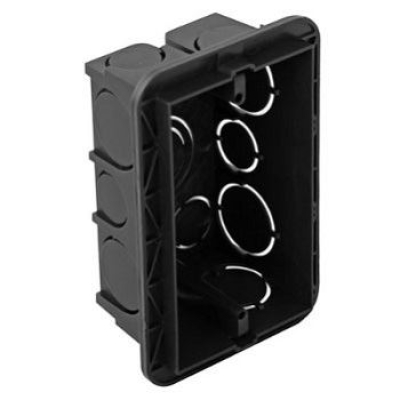 Caixa de Luz de Embutir Retangular 4x2 Preta Pial Legrand