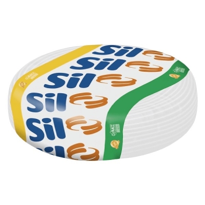 Cabo Flexível 4mm Branco 100 Metros Sil ou Cobrecom