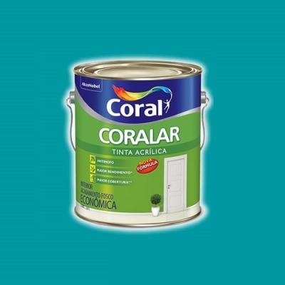 Tinta Acrílica Coralar Pavão Galão 3,6 Litros Coral