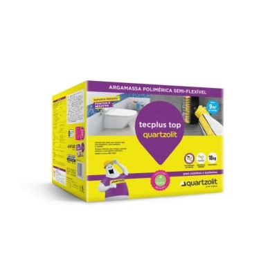 Impermeabilizante Tecplus Top Caixa 18kg Quartzolit 