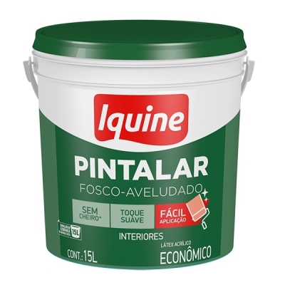 Tinta Acrílica Pintalar Branco Gelo Balde 15 Litros Iquine