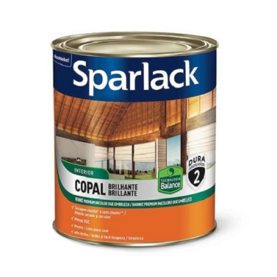 Verniz Copal Brilhante Transparente 900ml Sparlack