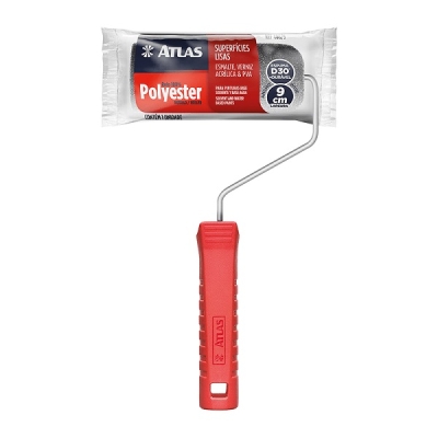 Rolo de Espuma 9cm Cinza com Cabo 406/9 Atlas