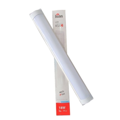 Luminária de Led Sobrepor Linear 18W 6,5K Bivolt Kian 