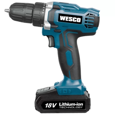 Parafusadeira Furadeira 10mm a Bateria 18V Li-Ion Bivolt WS2972 Wesco