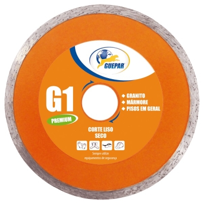 Disco de Corte Diamantado Liso Seco G1 Premium 861-47293 Guepar