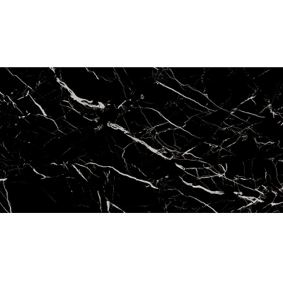 Piso Cerâmico Esm. COMERCIAL Maxi Negro Polido 62X120cm Unique Ceral