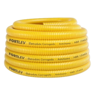 Eletroduto Corrugado Flexível 20mm 10 Metros Fortlev/Krona