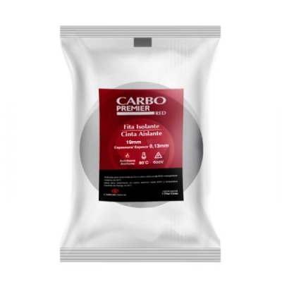 Fita Isolante 19mm x 5 Metros Carborundum 