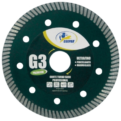 Disco de Corte Diamantado Turbo Porcelanato Prof. G3 861-48498 Guepar