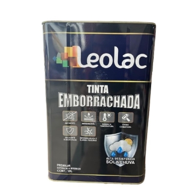 Tinta Emborrachada Lata 18 Litros Cromio Leolac