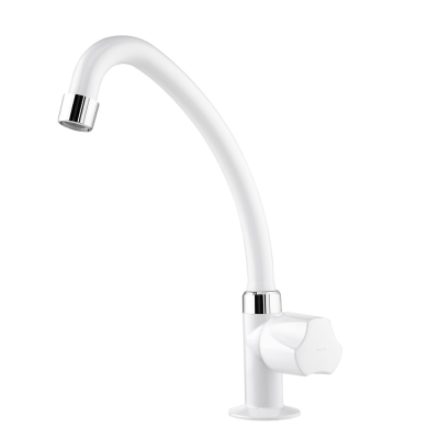 Torneira Cozinha Mesa Bica Móvel Foz Branca 1110502 Viqua