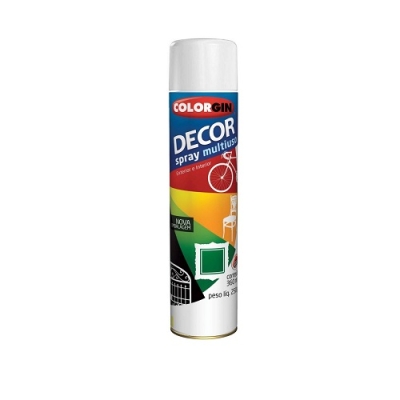 Tinta Spray Decor Uso Geral Branco Fosco 360ml Colorgin