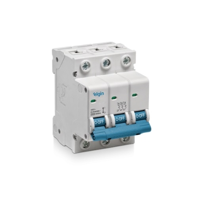 Disjuntor Tripolar Mini Din 63A Elgin