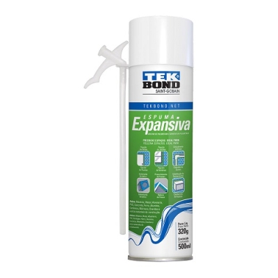 Espuma Expansiva PU 500ml 320gr Tekbond