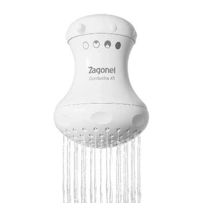 Chuveiro Elétrico Gorducha Branca 4T 127V 5450W Zagonel