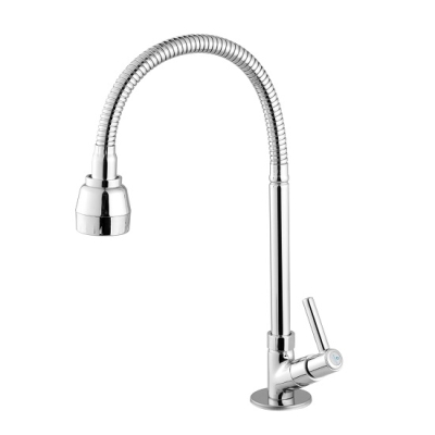Torneira Cozinha Gourmet Fit Mesa Bica Flexível 6510 C34 1/4 de Volta 